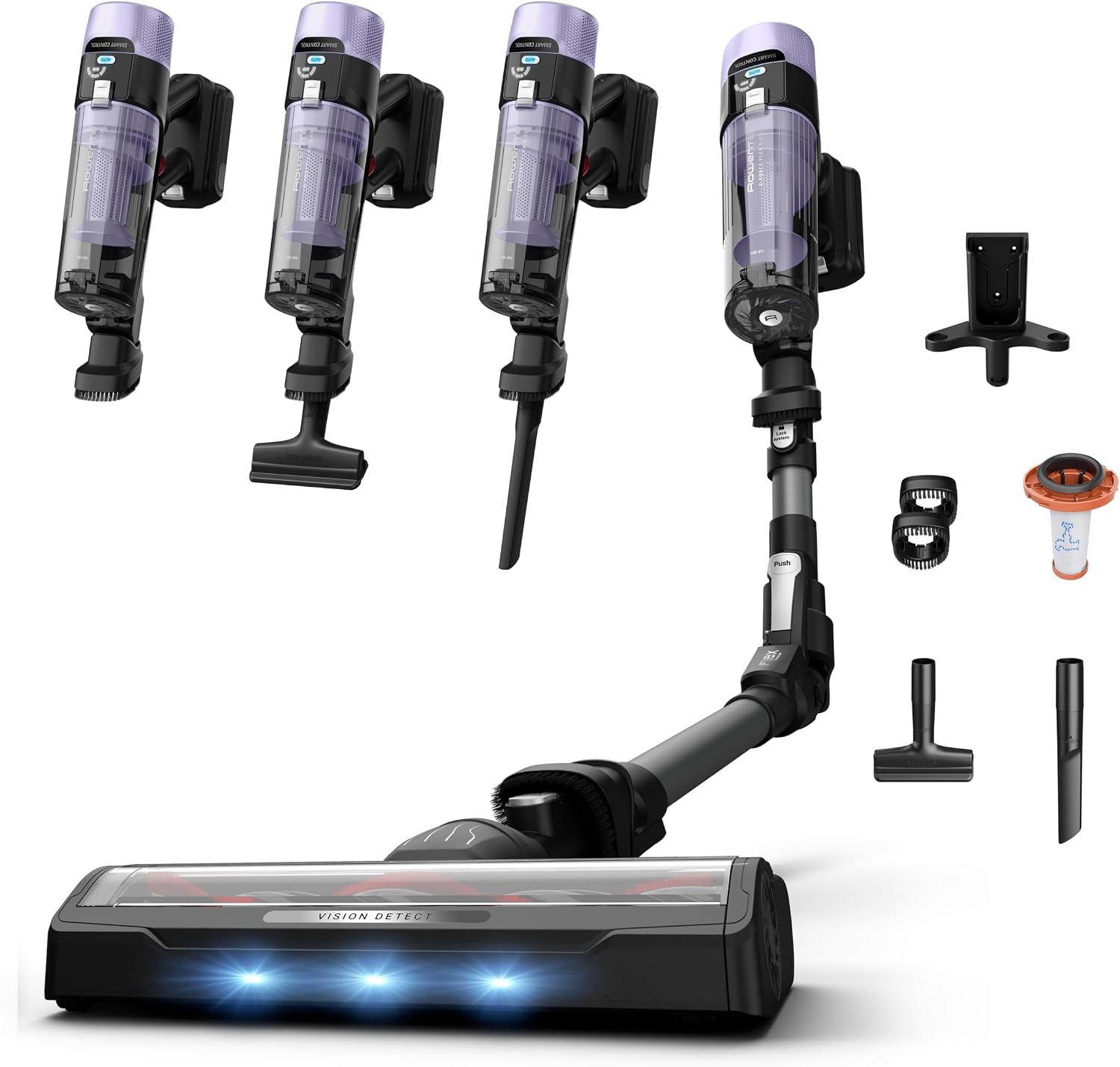 Rowenta X-Force Flex 9.80 Allergy · Aspirateur balai sans fil